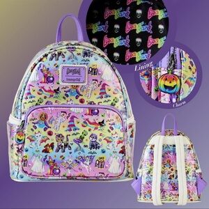 Loungefly LISA FRANK HALLOWEEN AOP MINI BACKPACK